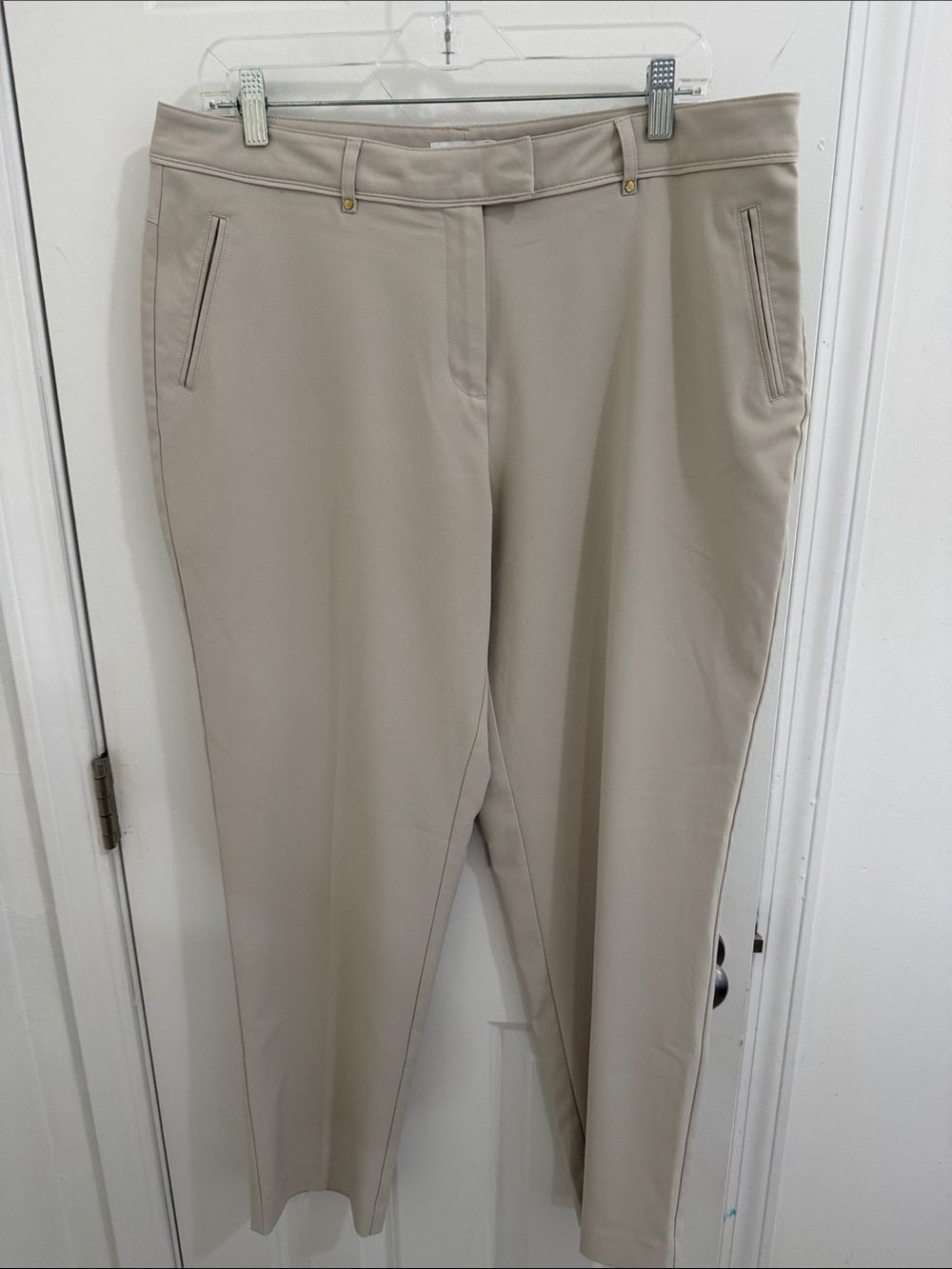 Lady Hagen Beige Dress Pants Size 12